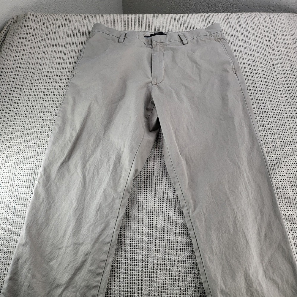Banana Republic Gavin‎ Chino Pants Mens 34x32 Beige Khaki Straight Leg Casual